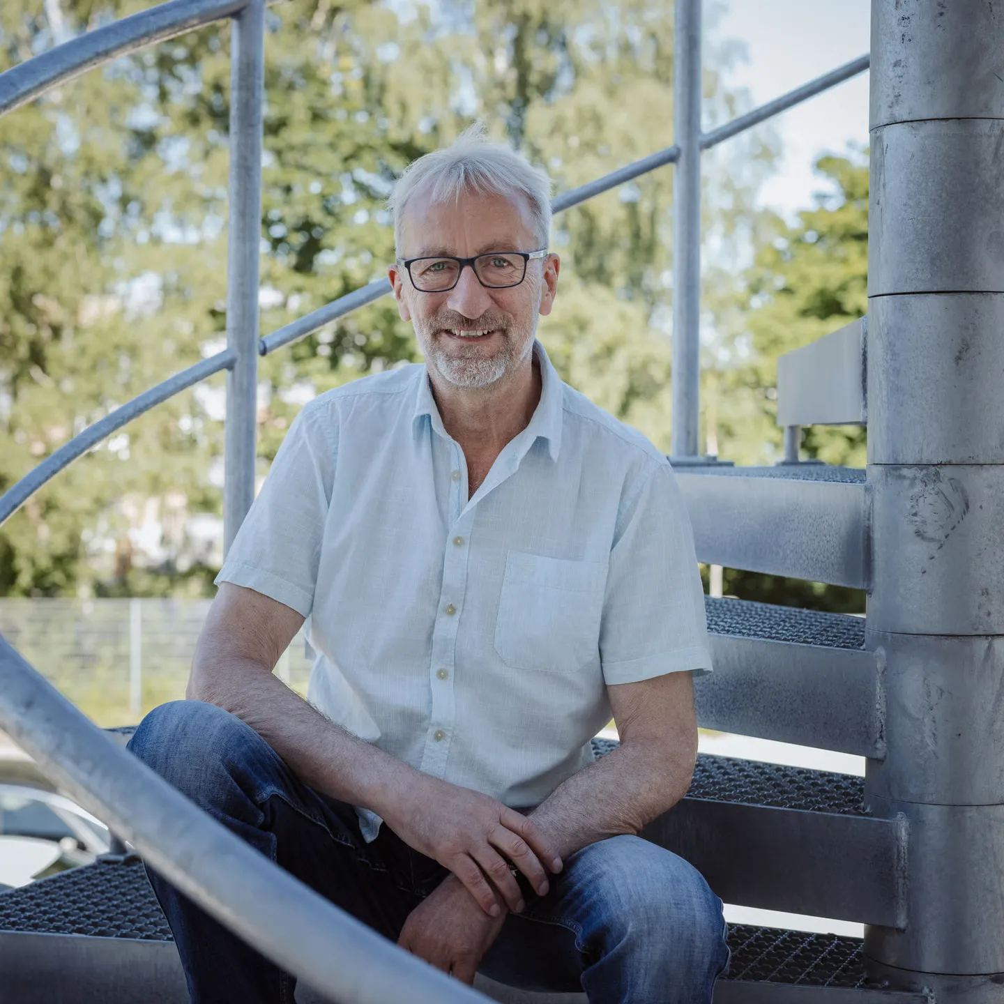 Portrait Aufnahme einer Mitarbeiters des KITZ